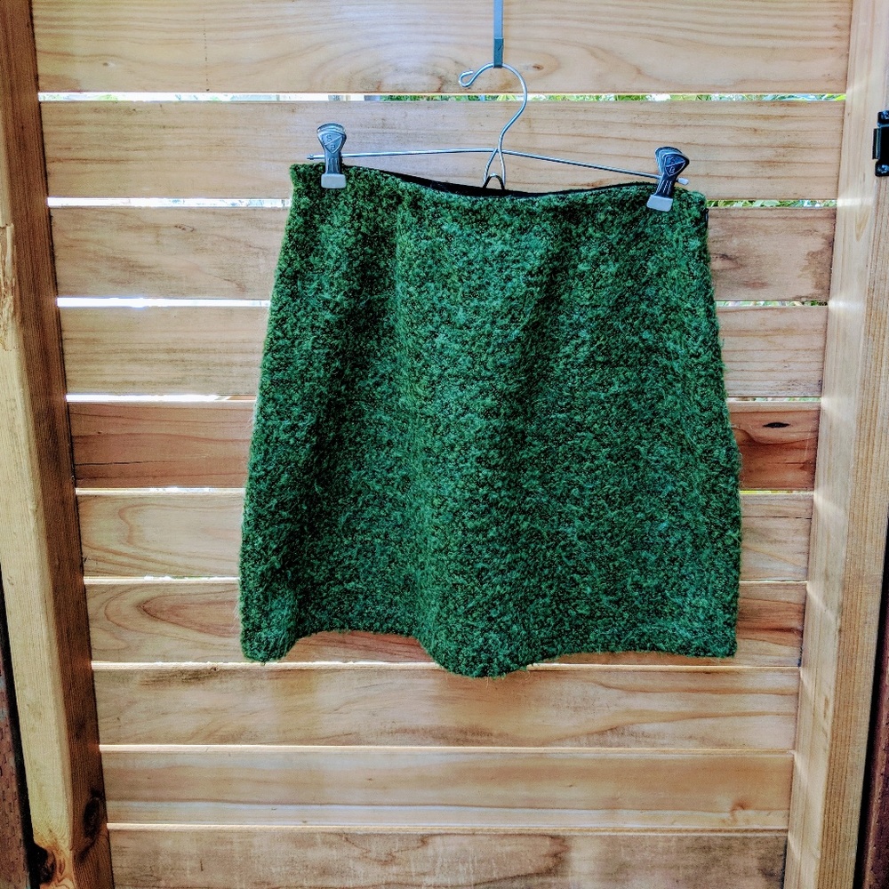 ✪ Dakini Sl textured boucle wool-blend miniskirt